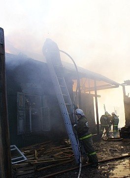 Пожар в муниципальном образовании Бейский район