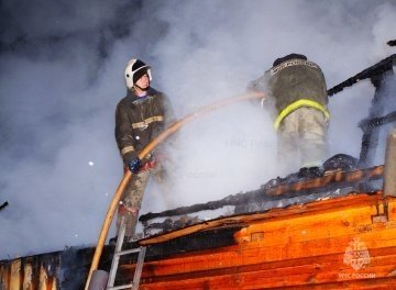 Пожар в муниципальном образовании Бейский район