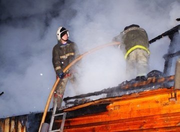 Пожар в муниципальном образовании Бейский район